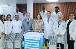 Hospital San Miguel Arcángel recibe donación del Despacho de la Primera Dama de la República