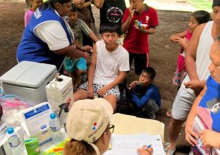 Comunidad de isla San Antonio se beneficia con gira de salud