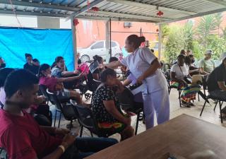 Acciones del equipo de promoción de instalaciones de salud de Panamá Oeste
