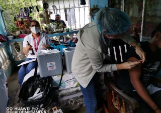 Equipo de gestión de riesgo interviene en viviendas afectadas en la comunidad de El Chagres en Chilibre