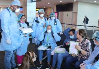 Vigilancia sanitaria se mantiene en el Aeropuerto de Tocumen.