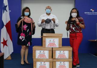 MINSA recibe donación de 10 Mil mascarillas por parte del INADEH