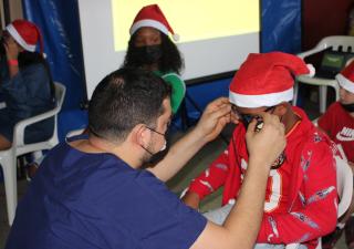 Mamografías, entrega de lentes a los niños y una fiesta navideña en Chilibre 