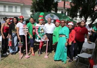 El MINSA celebró un convivio navideño con todos sus colaboradores