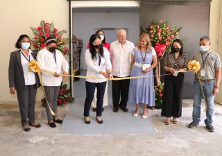 Inauguración del nuevo depósito de medicamentos en el Hospital San Miguel Arcángel