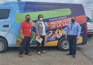 Promoción de la salud sensibiliza a la población en Panamá Este.