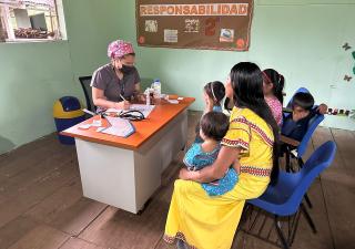 Gira de atención integral en la comunidad de Ceiba en Bocas del Toro