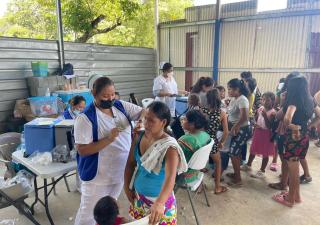 Plan colmena llega a comunidad Dos Marea en Las Garzas