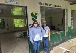 Avanzan adecuaciones en Puesto de Salud en Tebario, provincia de Veraguas