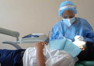 Inicio de atención Odontológica en el Colegio Bilingüe República de Costa Rica de La Chorrera.