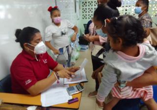 Residentes en el Arado en el distrito de La Chorrera recibieron servicios de atención médica. 