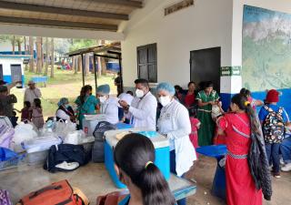  Gira Colmena de Salud en Llano Tugrí en la comarca Ngäbe Buglé 