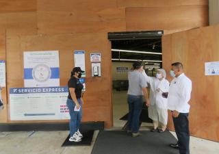 Verificación de medidas preventivas contra COVID-19 en Panamá Oeste.