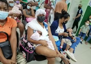 Cierre de la semana de la Lactancia Materna en el centro de salud de Pacora.