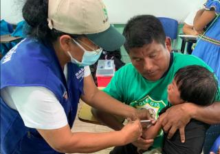 Atención de Salud en la comunidad de Guayacán Bocas del Toro