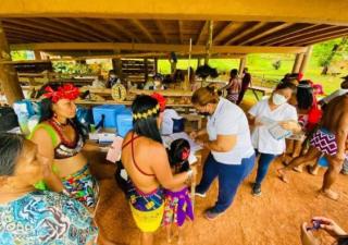 Sin mayor contratiempo, continua vacunación en sector de La Colorada en La Chorrera y en la comarca Emberá Guna