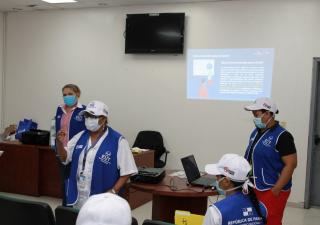 Promotores de la Salud del circuito 8-10 preparados para continuar la trazabilidad 