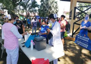 Minsa Chiriquí participa en feria interinstitucional de Gualaca
