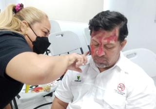 Simulacro de incendio en centro de Salud Amelia Denis de Icaza en San Miguelito