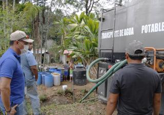 MINSA abasteció de agua potable a varias comunidades