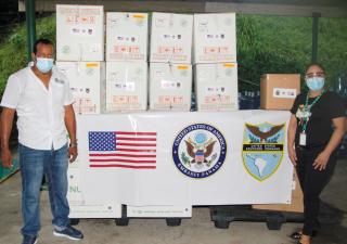 MINSA recibe donación de insumos por parte de la Embajada de los Estados Unidos