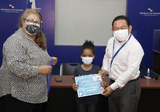 Premiación del concurso lavado de manos en niños y niñas