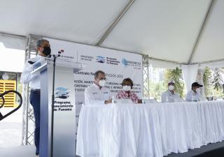 MINSA entrega orden de proceder para operación y mantenimiento de alcantarillado en Panamá y San Miguelito 