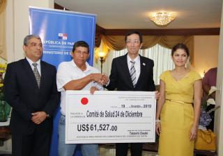 Embajada de Japón realiza donaciones al MINSA