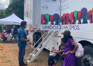 Realizan gira interinstitucional en comunidad de Lajero Arriba, comarca Ngäbe-Buglé
