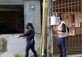 Realizan intervención integral para el control del  Aedes Aegypti en la comunidad de Colina en Las Cumbres