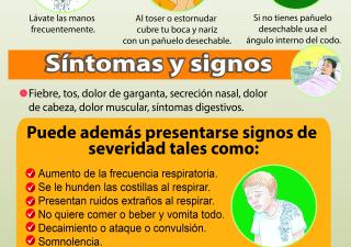 NO BAJES LA GUARDIA  Evita el virus de la influenza / Síndrome Gripal