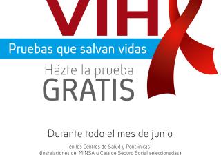 VIH Pruebas que salvan vidas