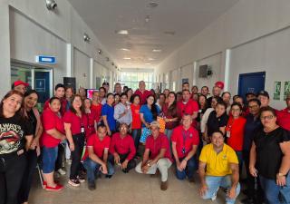 Región de salud de Los Santos, celebra el día del amor y la amistad.