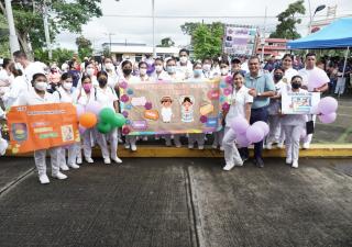 Minsa Chiriquí participa de la gran Caminata por los Valores en David