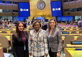 Autoridades de Salud participan en Conferencia Mundial sobre el Agua en las Naciones Unidas