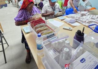 Culmina la Semana de Vacunación de las Américas en la comunidad de Cartí Sugdup