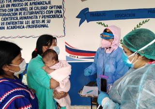 Viceministra Ivette Berrío visita albergues en Chiriquí