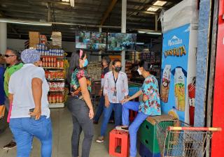 Inspeccionan medidas de bioseguridad en establecimientos comerciales