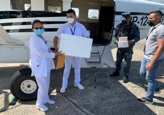 Bocas del Toro recibe vacunas Pfizer