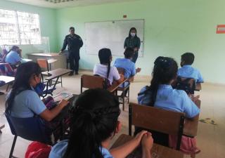 Minsa imparte charlas de prevención a estudiantes de Nance Riscó en Bocas del Toro