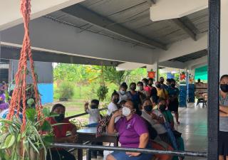 Capacitación a los acudientes de la escuela de Teobroma en Changuinola 