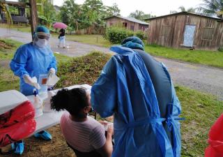 Realizan pruebas de antígeno en Changuinola