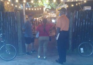 Operativo nocturno en el distrito de Bocas del Toro