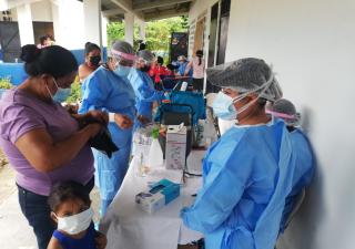 Realizan búsqueda de activos en albergues