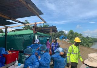 Se realizan pruebas a trabajadores en Guabito, Bocas del Toro