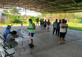 Realizan barrido de hisopados en Changuinola