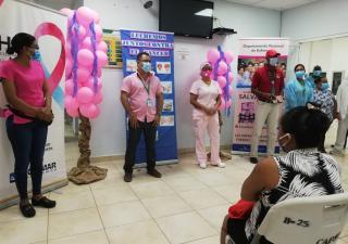 Realizan en Bocas del Toro actividades de trazabilidad e inauguran mes contra el cáncer