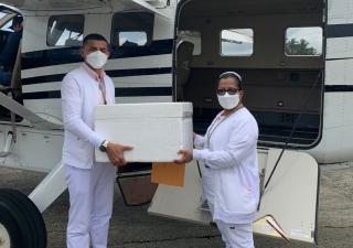 Vacunas Pfizer llegan a Bocas del Toro