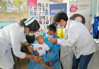 Bocas del Toro realiza lanzamiento de la semana de vacunación de las América