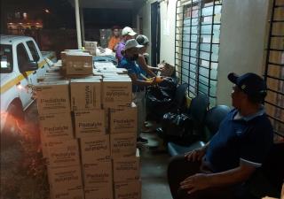 Llegan insumos y medicamentos al distrito de Chiriquí Grande